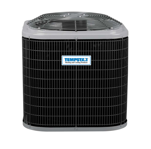 A tempest air conditioner is shown on a white background.