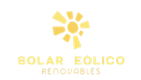 Logotipo amarillo de un sol estilizado sobre el texto 