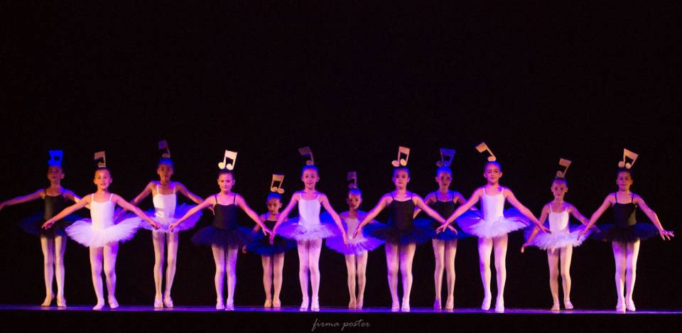 Représentation des danseuses de ballet