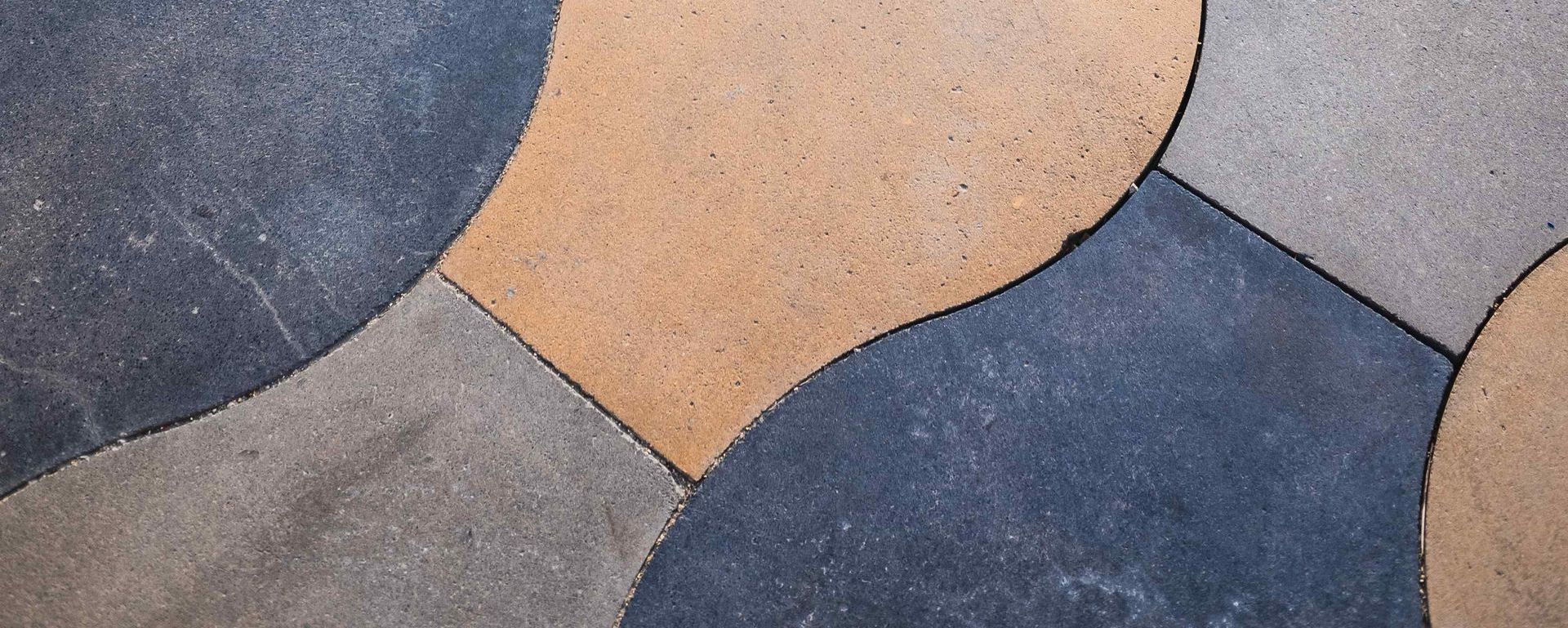 Decorative Concrete Floor Of Different Colors