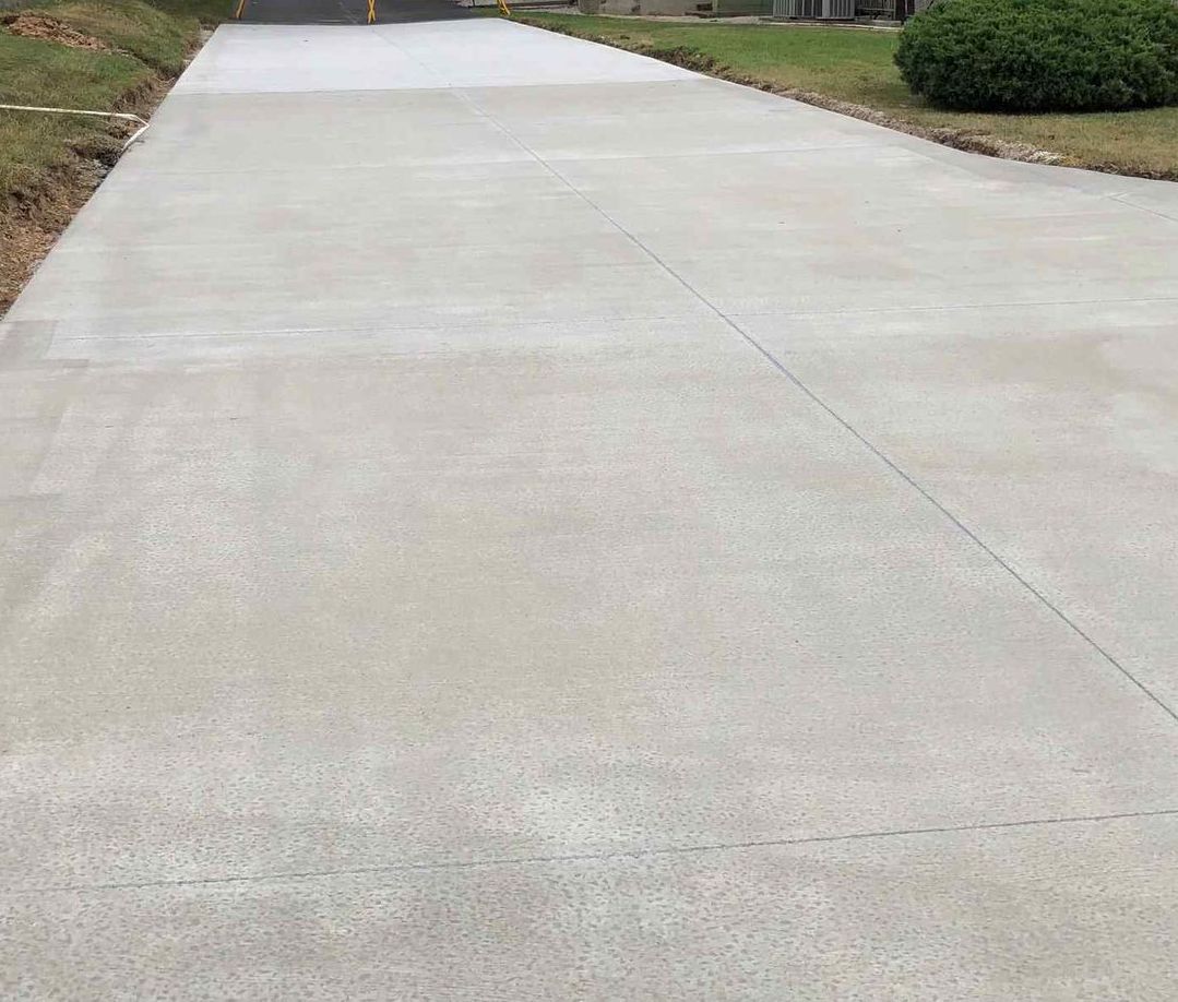 Resurfaced Concrete Driveway Repair