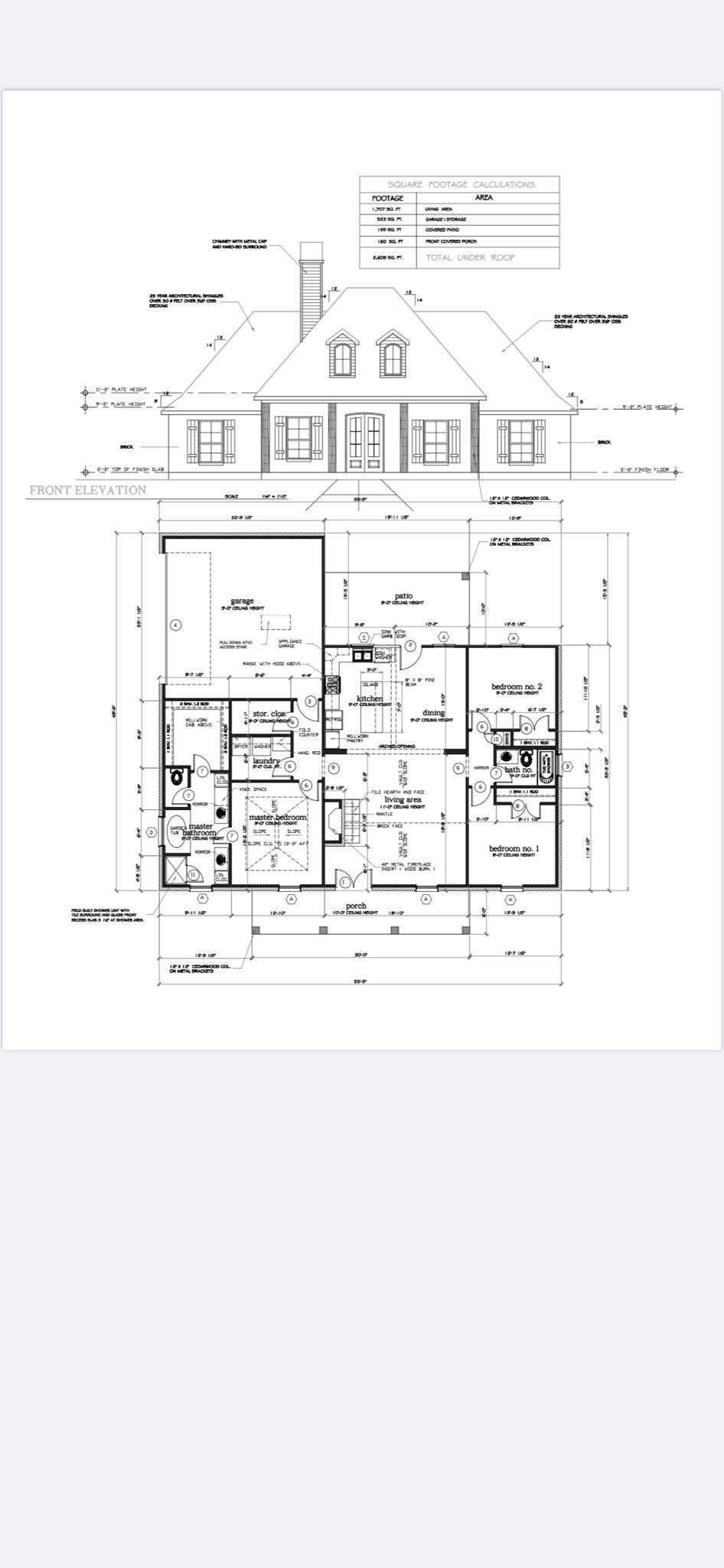 A black and white floor plan of a house.