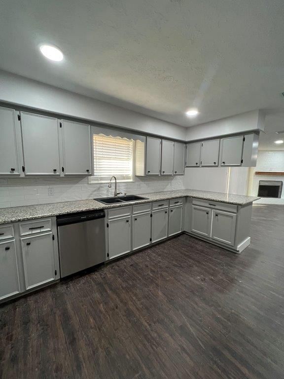 Upgraded kitchen with stainless steel appliances.