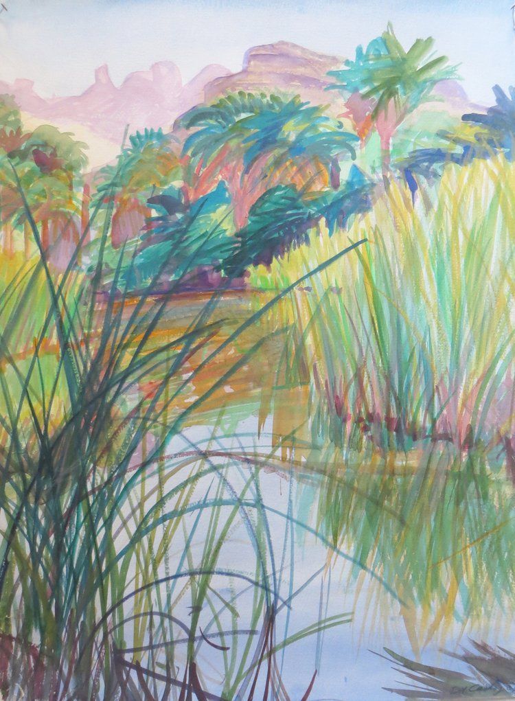 Watercolor landscape