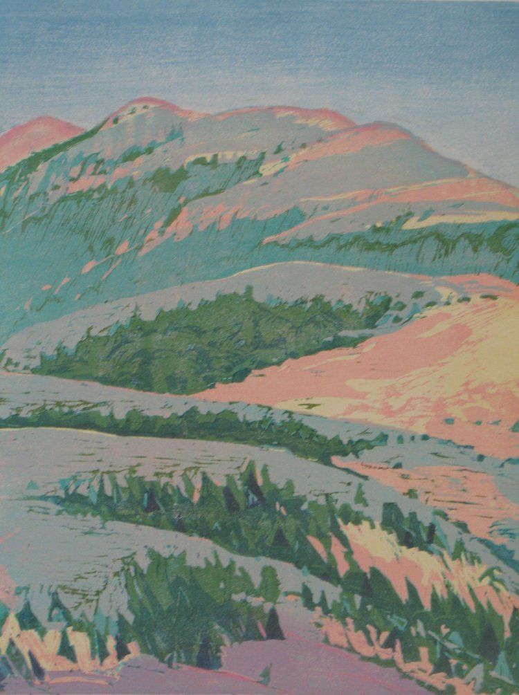 Colorful mountain landscape 