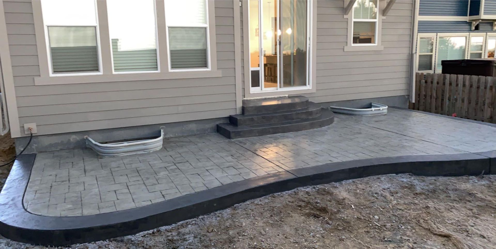 concrete stamped patio