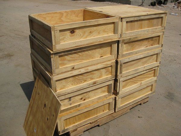 Wooden Boxes — Houston, TX — Cougar Pallet Inc