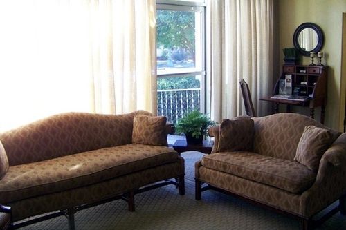Funeral home seating area | Denton Wood Funeral Home