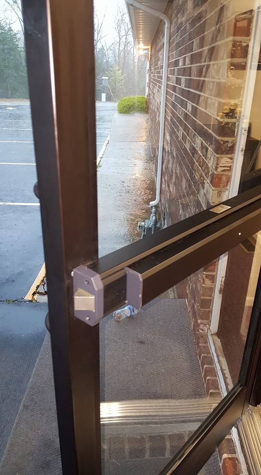 Open Dirty Door — Mountain Home, AR — Custom Glass