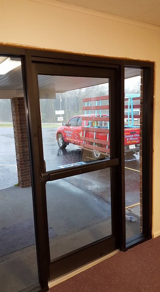 Clean Door In The Building — Mountain Home, AR — Custom Glass