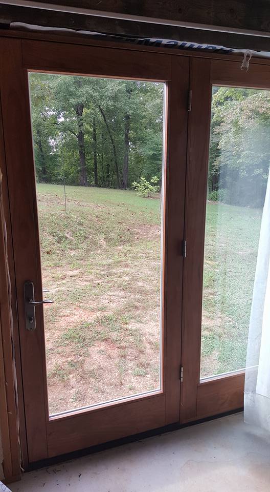 After Cleaning Door Glass — Mountain Home, AR — Custom Glass