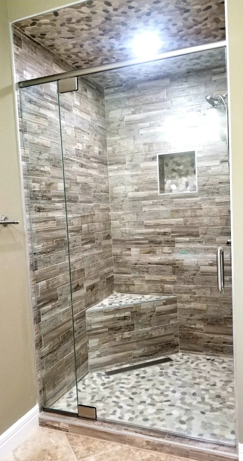 Bathroom Wood Design — Mountain Home, AR — Custom Glass