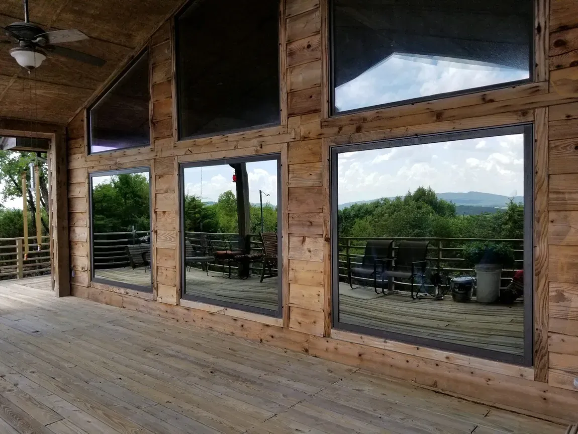 Room With Windows And A Wood Floor — Mountain Home, AR — Custom Glass