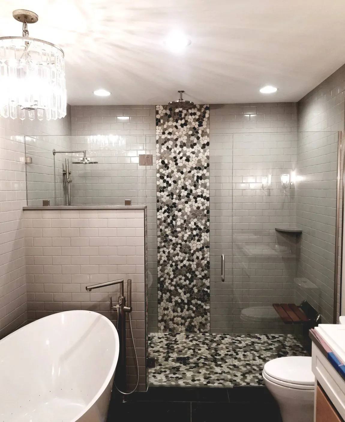 Bathroom With A Bathtub — Mountain Home, AR — Custom Glass