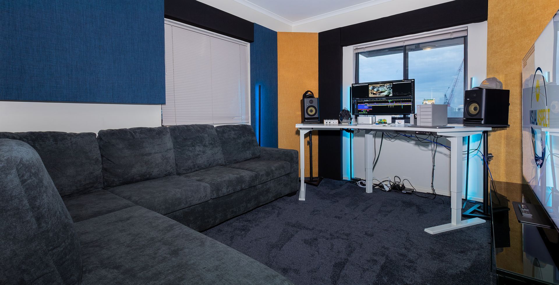 A man wearing a shirt that says element is standing in a field