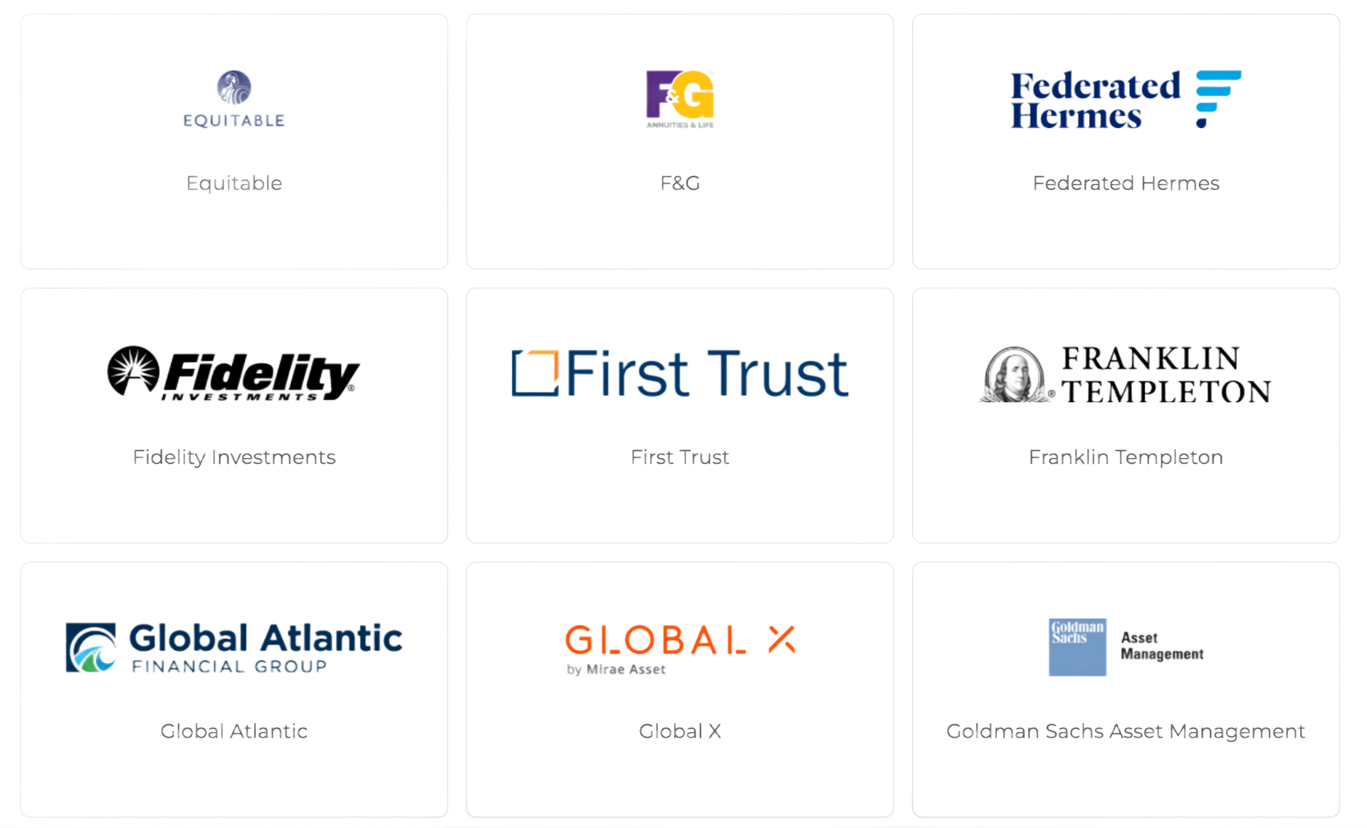 Logos of various financial institutions.