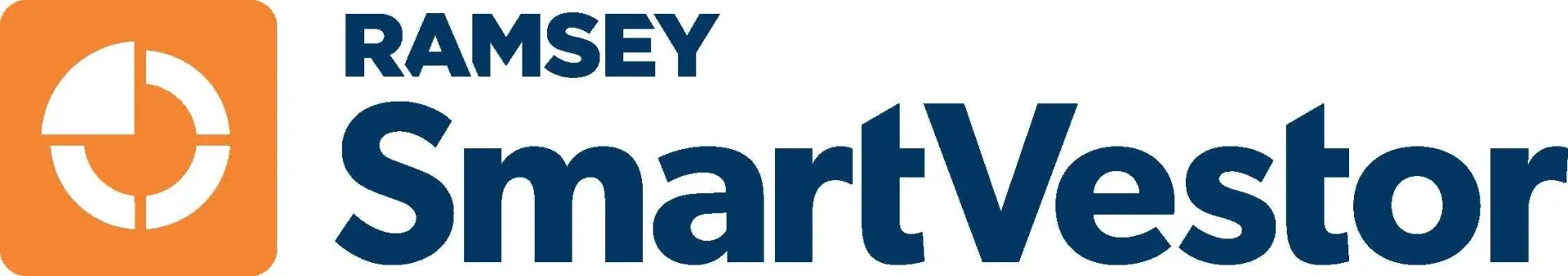 Ramsey SmartVest logo with orange square and target symbol.