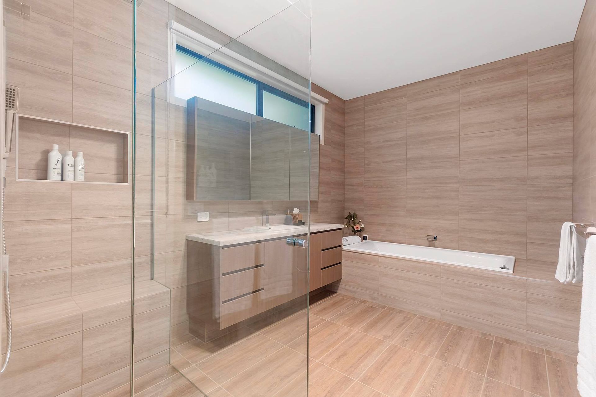 Brown Bathroom — Traralgon, VIC — Latrobe Valley Glass