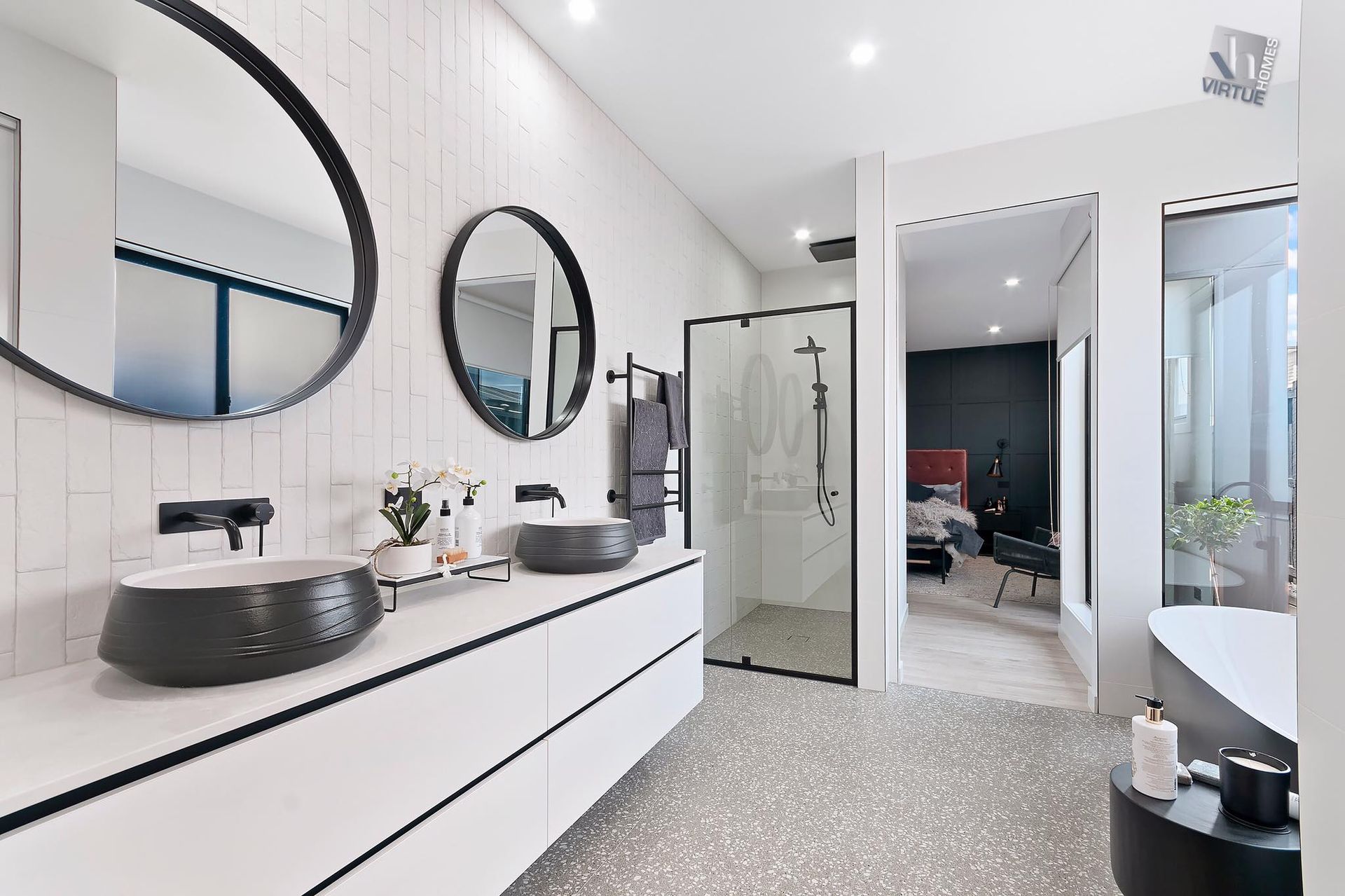Modern Bathroom — Traralgon, VIC — Latrobe Valley Glass