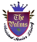 Shield logo with crown, text "The Walnut", surrounded by laurel and text "Virginia Land & Living."