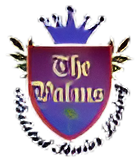 Shield logo with crown, text "The Walnut", surrounded by laurel and text "Virginia Land & Living."