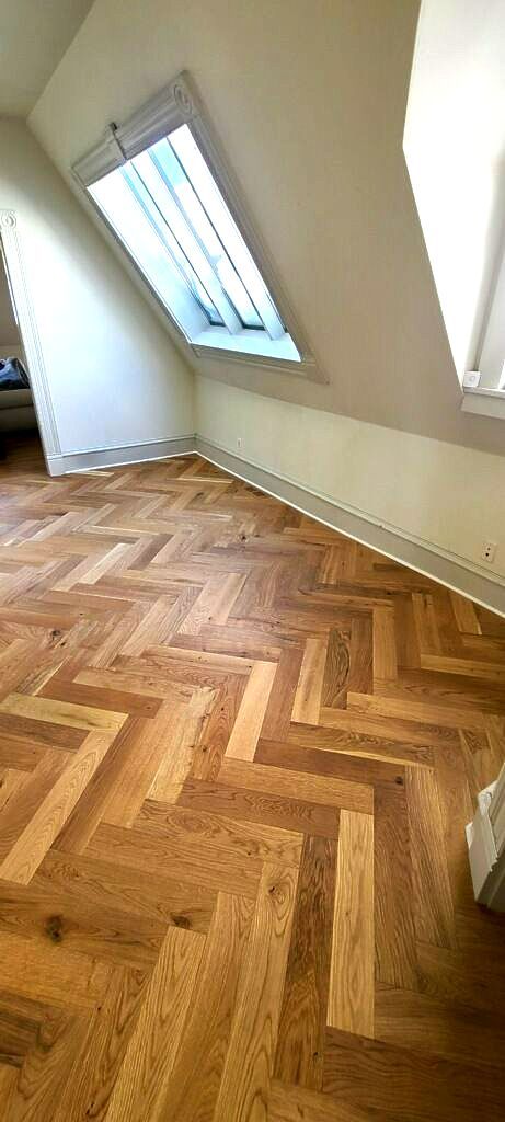 Brushed Oak Wood Floor After- Portland OR - Rejuvenation Floor & Design