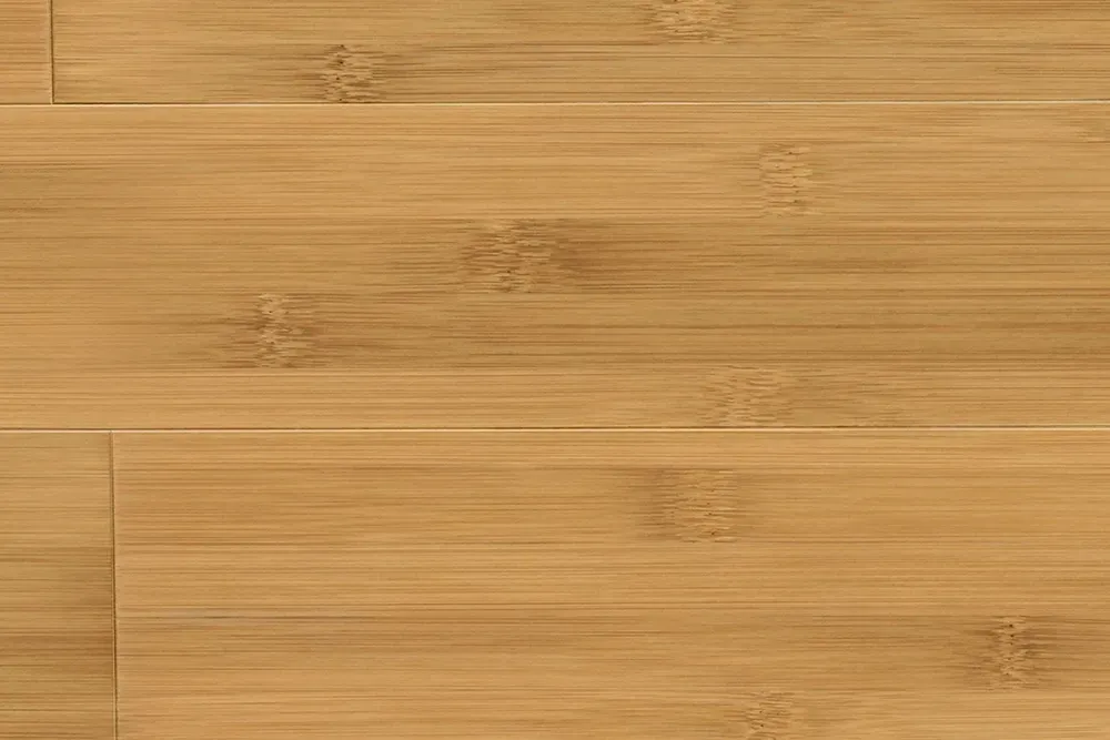 Detailed view of Allwood solid bamboo flooring, carbonized horizontal model.