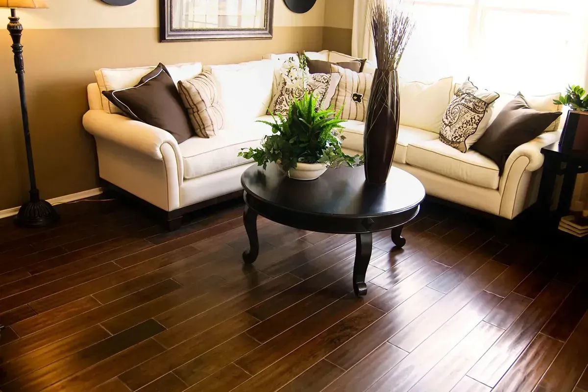 Effects of humidity on hardwood flooring.