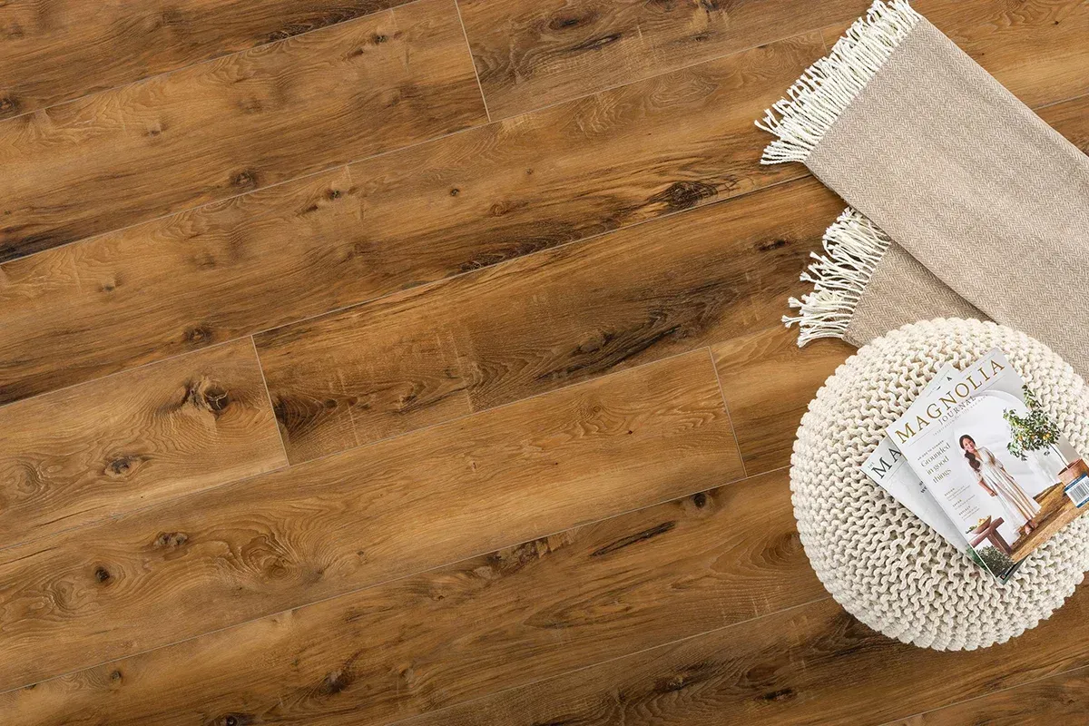 Top down view of Evoke Flooring.
