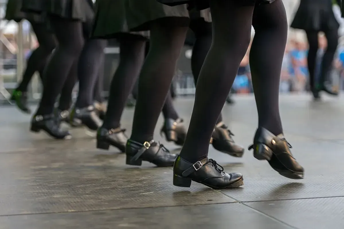 Irish dance floor.