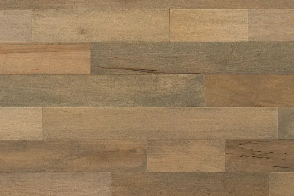Detailed view of Kentwood Flooring, pre-finished, Collection: Novella, Tan Leather maple.