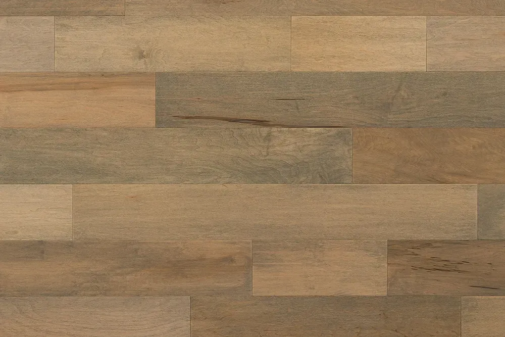 Detailed view of Kentwood Flooring, engineered hardwood, Collection: Abode: Alcove, Tan Leather model.