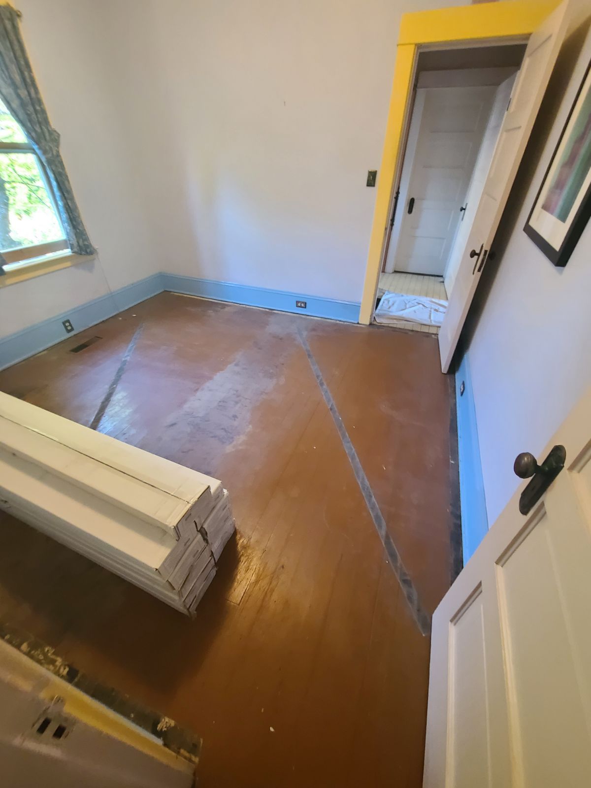 Old Wood Floor of Room — Portland, OR — Rejuvenation Floor & Design