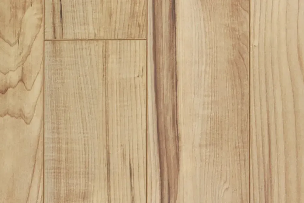 Detailed view of PacMat Flooring, Collection: Audacity Boutique, Light Maple model, laminate.