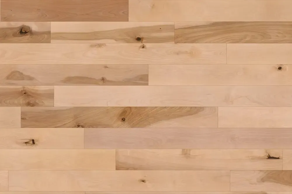 Detailed view of Stonewood flooring, solid hardwood, Colelction: Westwood, Radiance model.