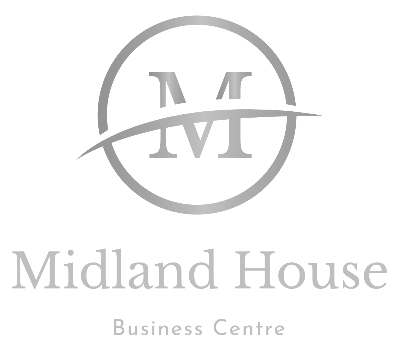Logo for Midland House Business Centre, a building outline next to the words 