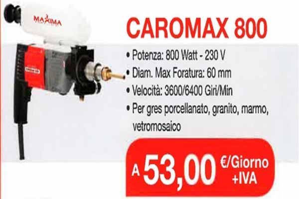 noleggio Caromax 800