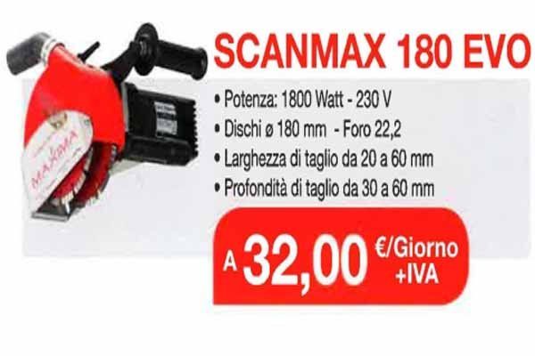 noleggio Scanmax 180 Evo