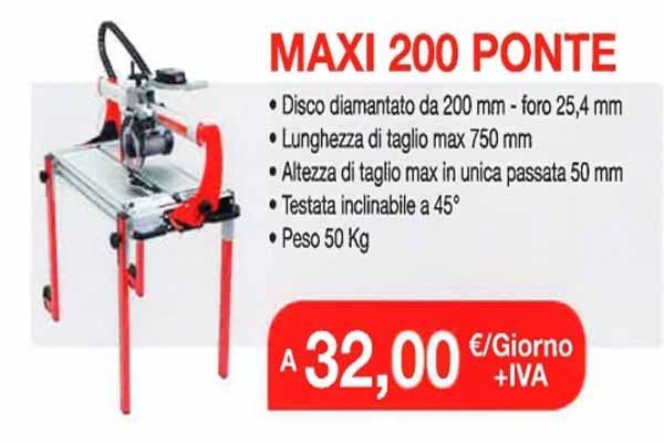 noleggio Maxi 200 Ponte