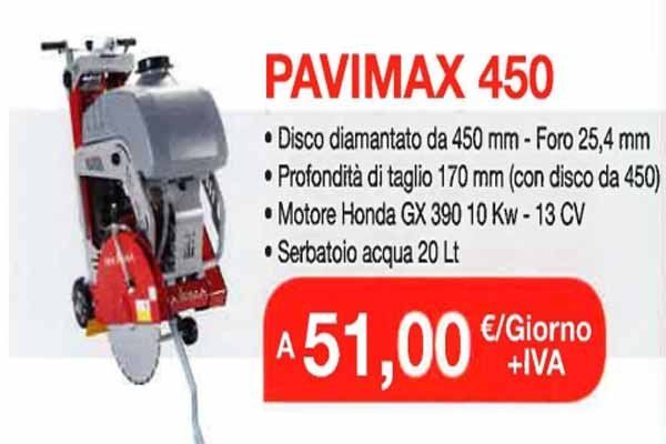 noleggio Pavimax 450