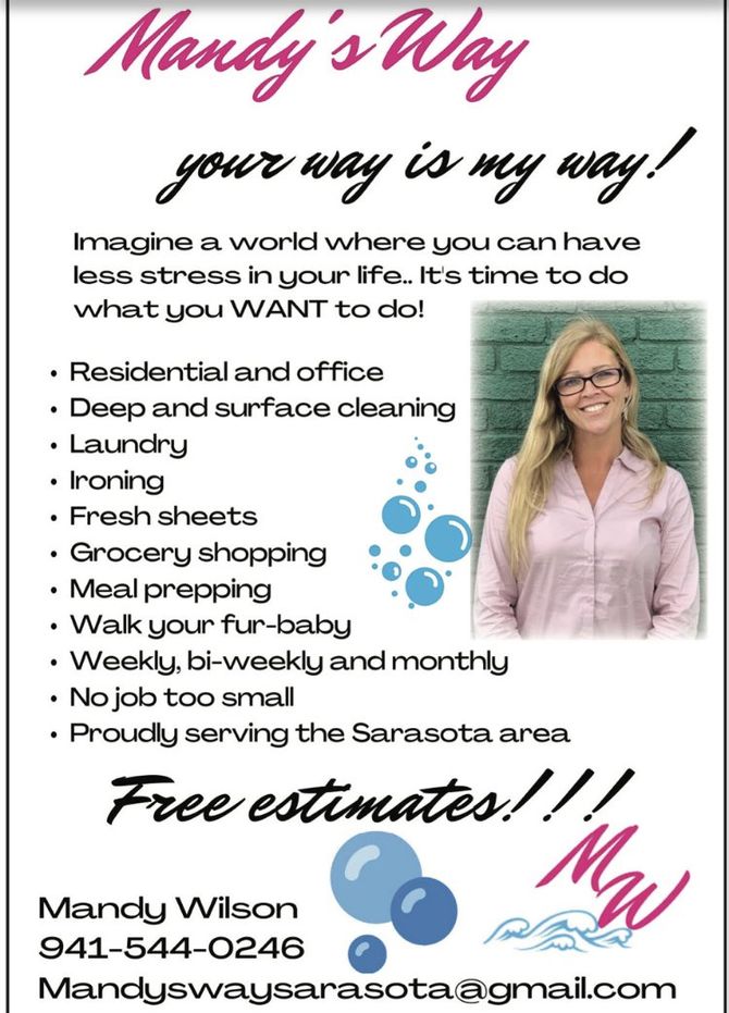 Cleaning Service in Sarasota, FL Mandy's Way