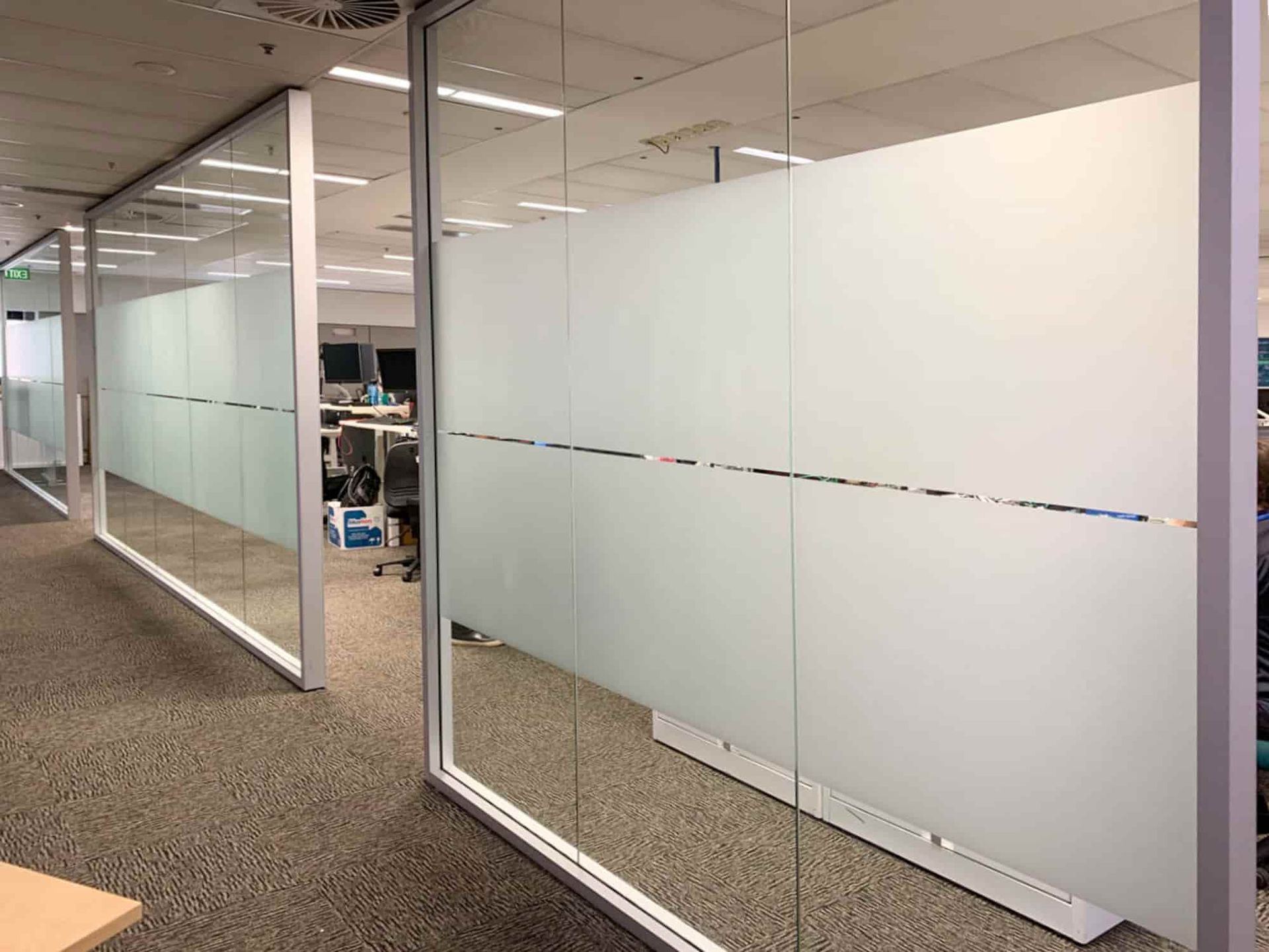 A Dental Boutique Is Written On The Glass Door — Solis Signs in Toukley, NSW