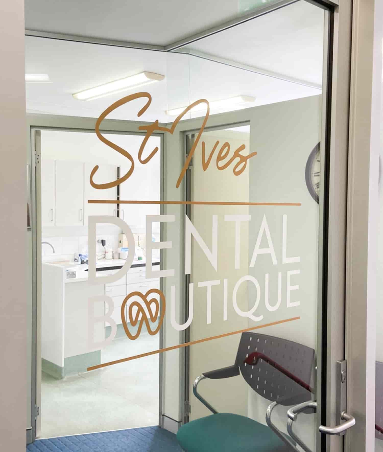 A Room With Adhesive Sign on the Glass — Solis Signs in Toukley, NSW