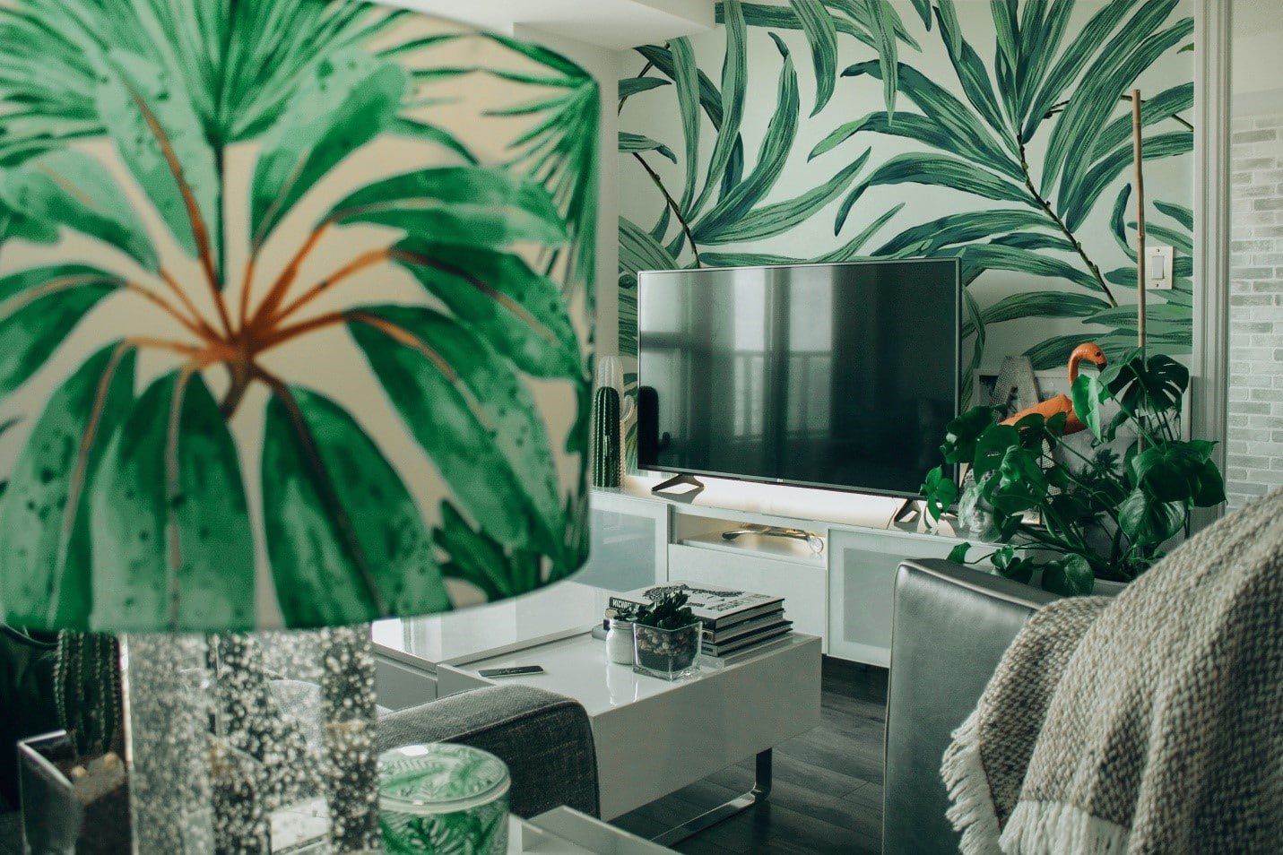 Interior designing with plants