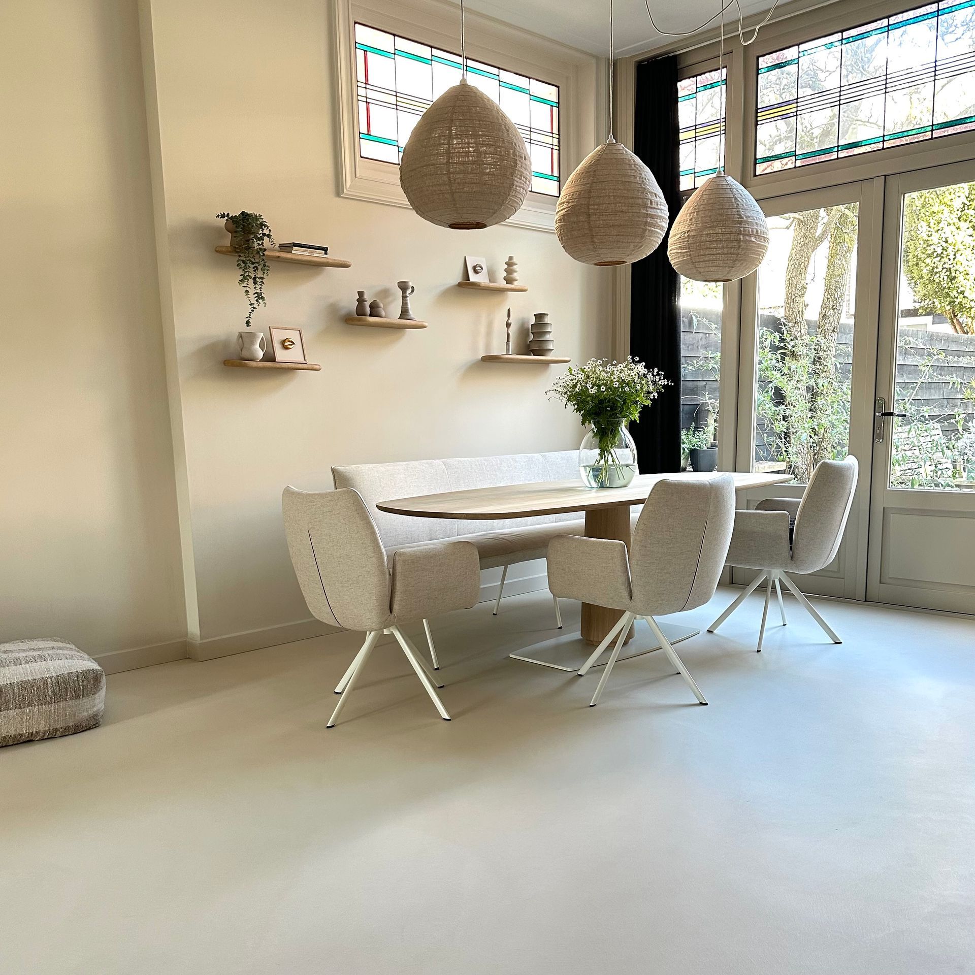 woonkamer gietvloeren