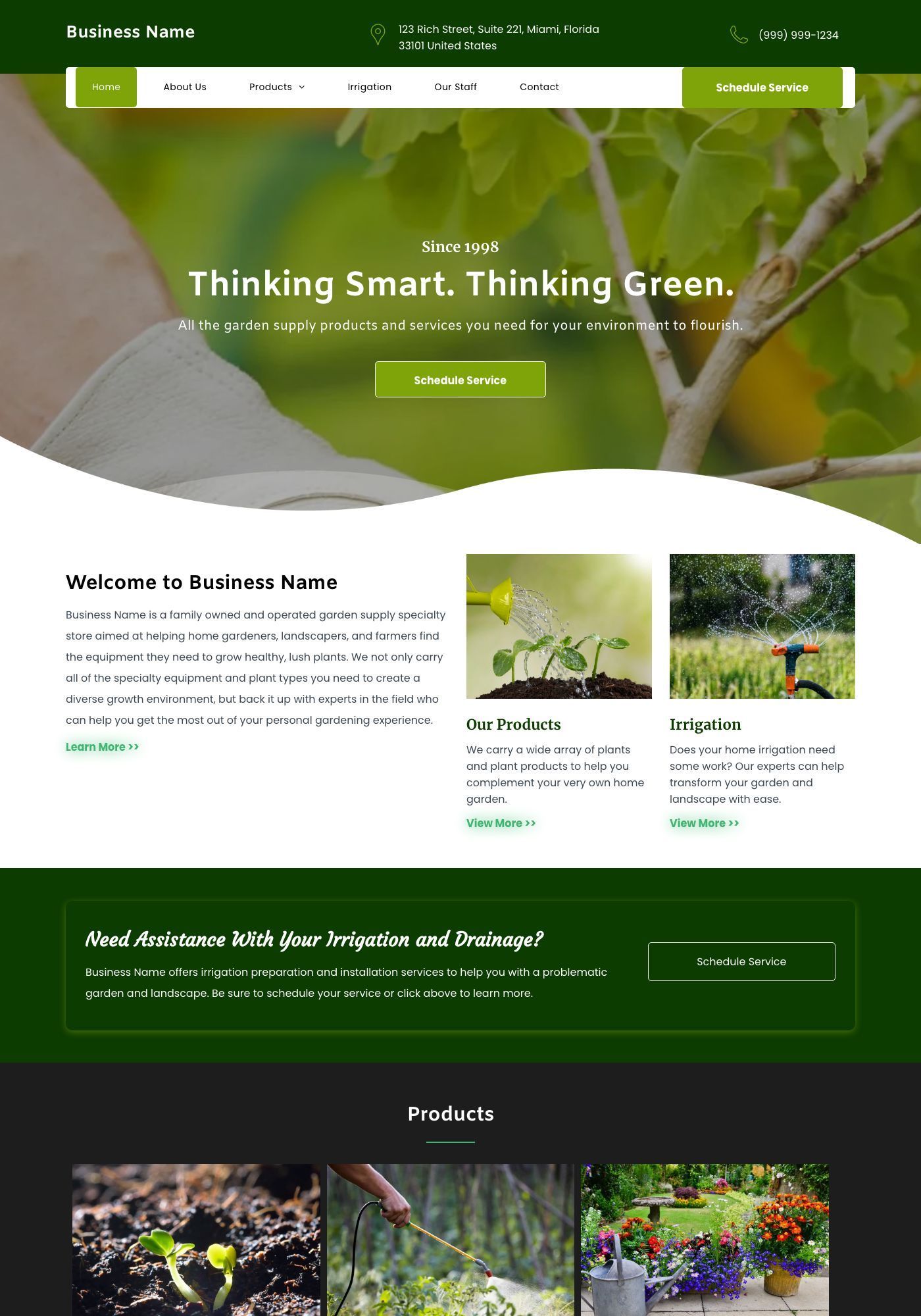 Garden Supply Website