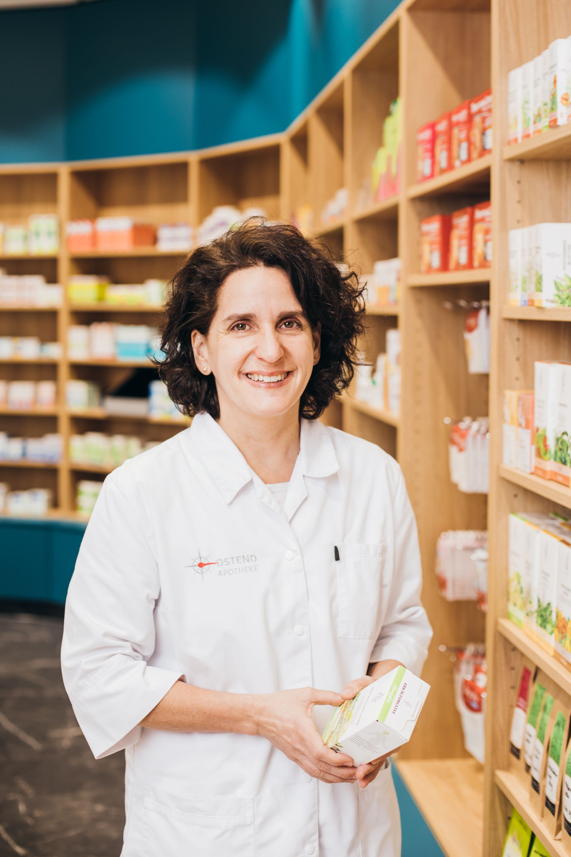 Thea Faßbender, Inhaberin und Apothekerin Ostend Apotheke Dresden Neustadt