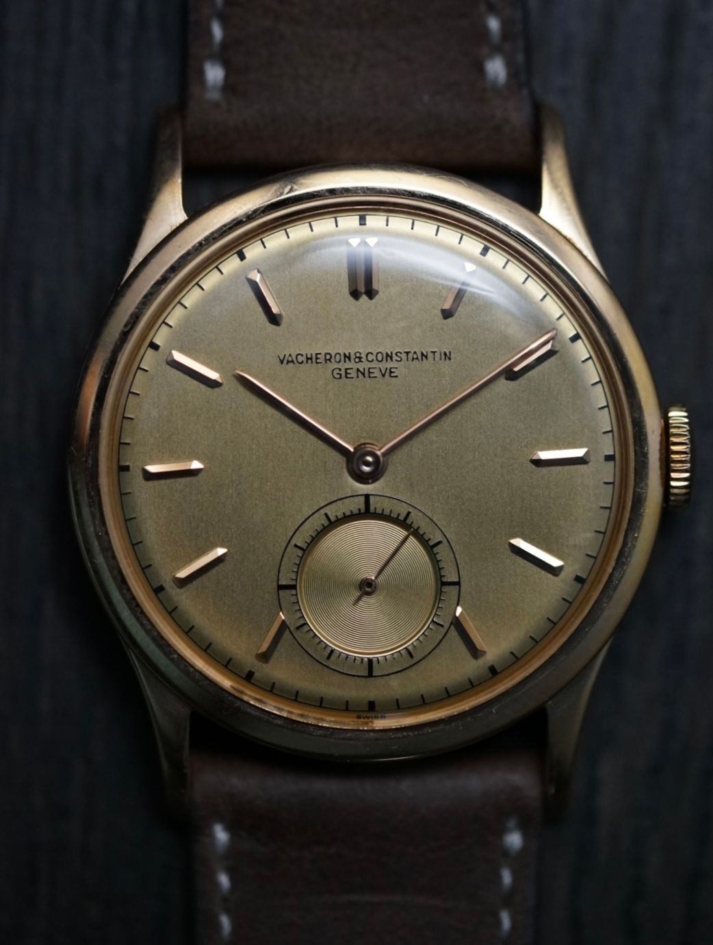 Vacheron Constantin, Well Preserved 18k Pink Gold Calatrava, Ref. 4073 Circa 1948