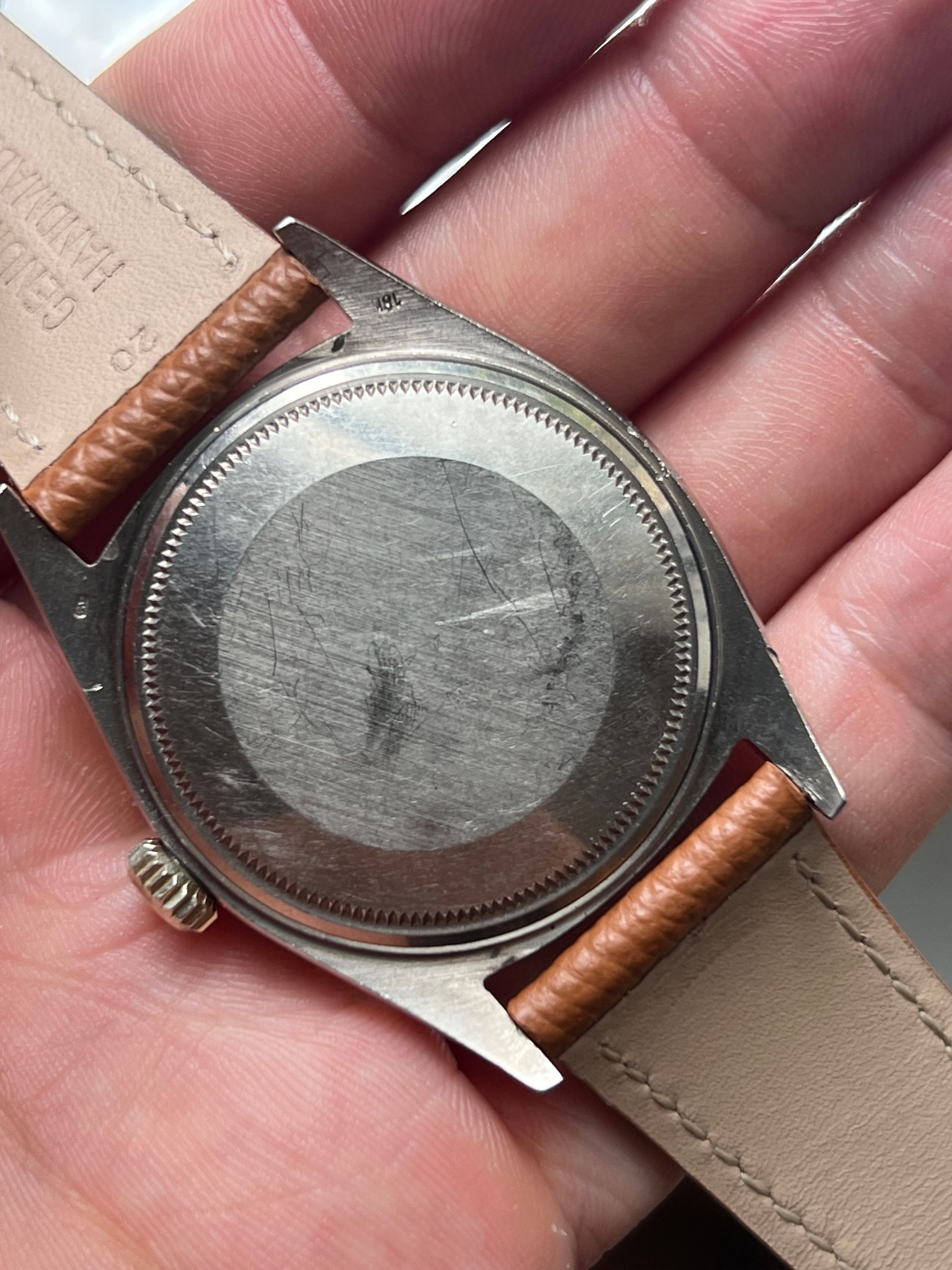 [Sold]Rolex, 18k White Gold Day Date Ref. 1803 Unpolished Circa 1960