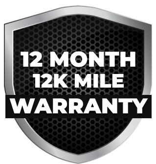 12 Month 12k Mile Warranty Logo | Damson Service Center